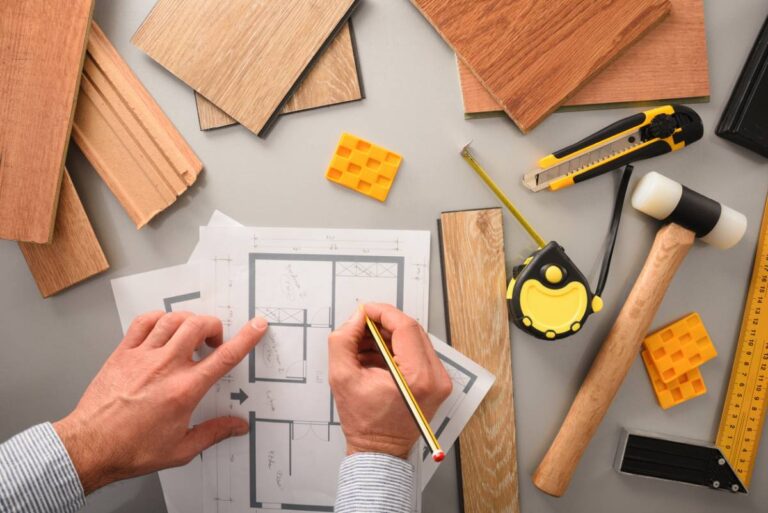 concept of preparing for upcoming remodeling project